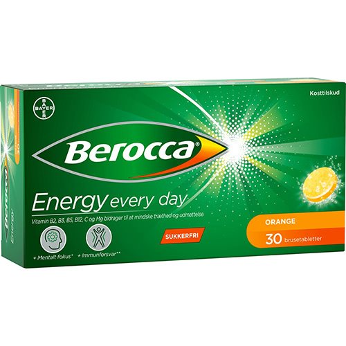 Berocca Energy 30 m. appelsin smag