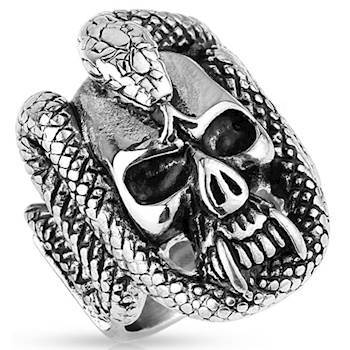 Bikerring med slange
