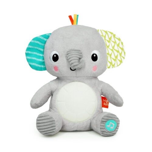 Bright Starts Hug-a-bye Baby musikalsk elefant-plysdyr med lys