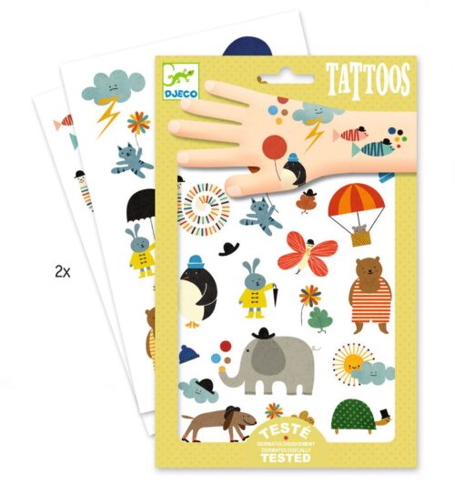 Djeco Tattoos, Fine Venner