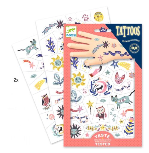 Djeco Tattoos, Drømme Selvlysende