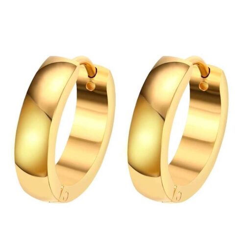 XL ørering forgyldt 1 stk. 20mm