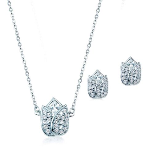 Flora Tulip Silver Gift Set