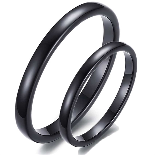 Tungsten forlovelsesring "Black"