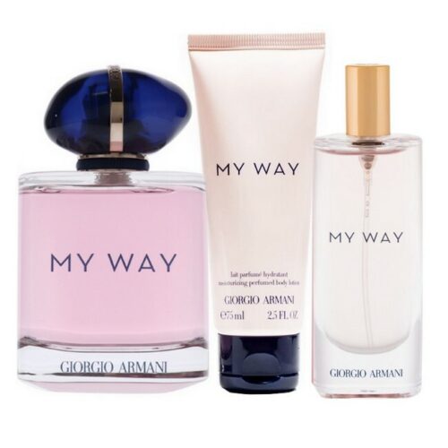 Giorgio Armani - My Way Gaveæske - 90 ml Edp - 15 ml Travel Spray - Body Lotion