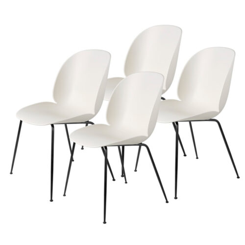 Gubi Beetle Spisestol Alabaster White 4 stk.