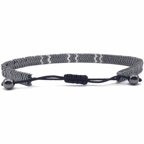 Luxery Hamatit armbånd "Style"