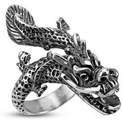 Fingerring "China Dragon" Stål