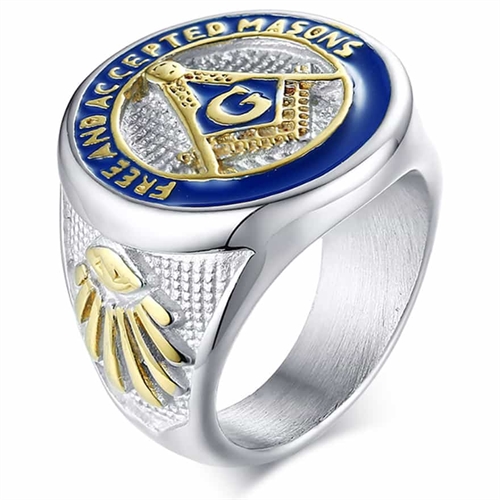 Masonic herrering i rustfri stål og unikt design