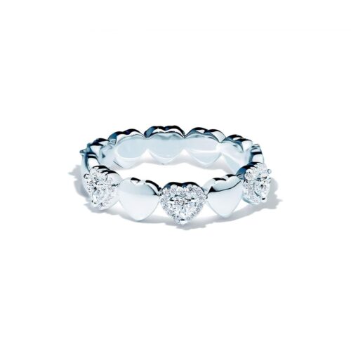 Loving Heart Silver Band Ring