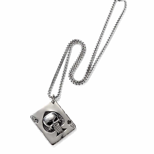 Halskæde med skull spar es / Death