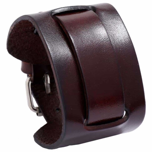 BB Blaise læderarmbånd brun