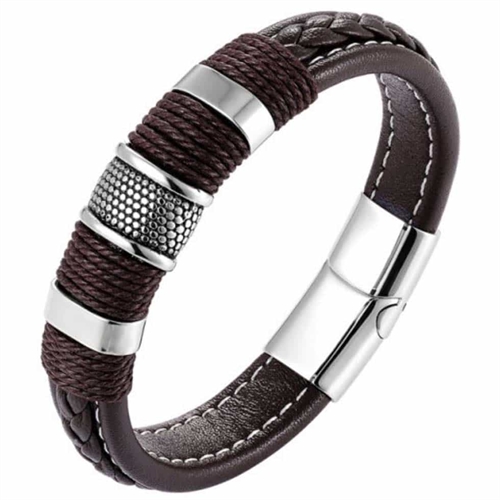 Brun Classic Crawe læderarmbånd.