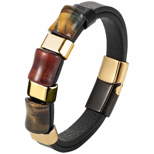 Bailur læderarmbånd