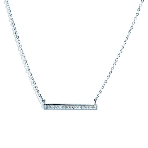 Oxford Silver Long Petite Necklace