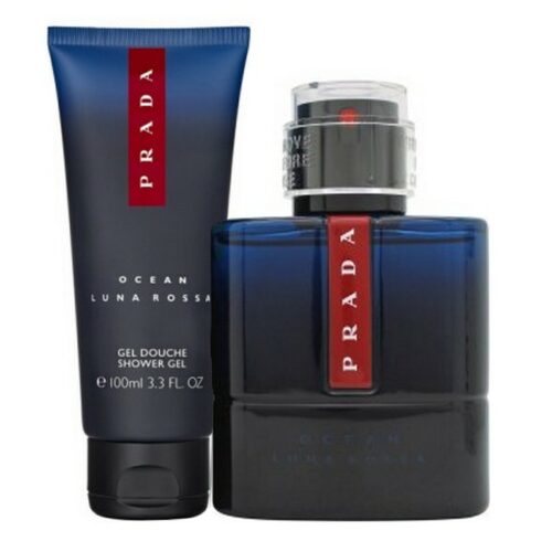 Prada - Luna Rossa Ocean Eau de Toilette Sæt - 50 ml Edt & Showergel 100 ml