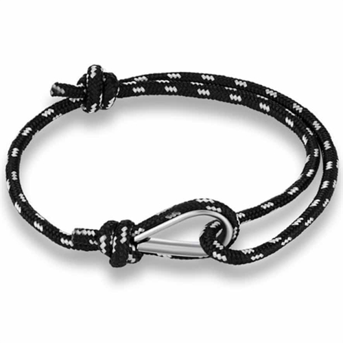 Robe sort/hvid / armbånd 15-21 cm