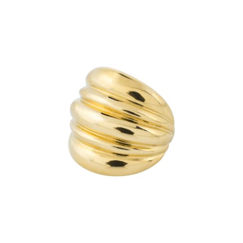 Pilgrim EUPHORIC statement ring guldbelagt