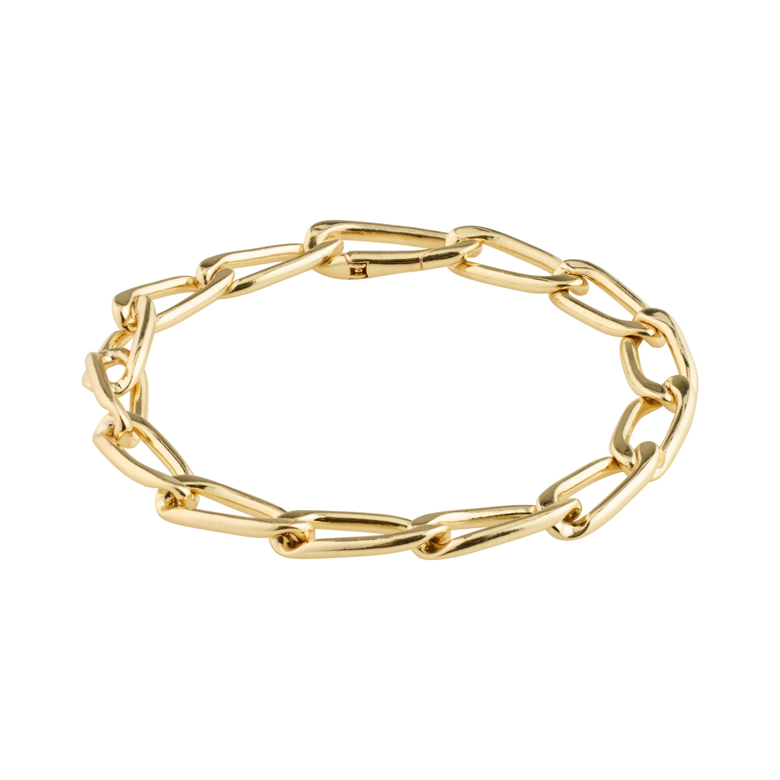 Pilgrim PRECIOUS open curb link armbånd guldbelagt