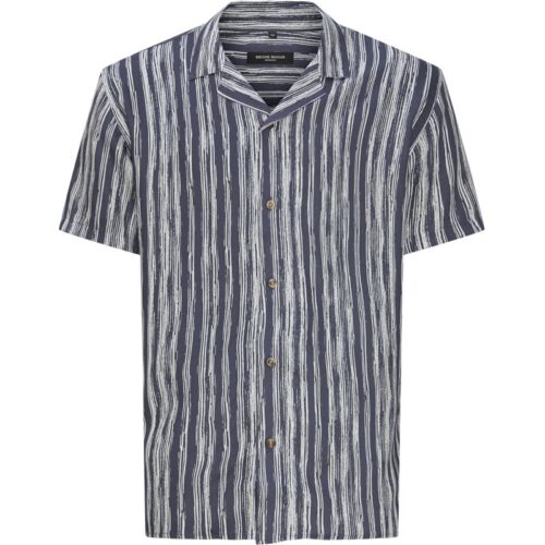 Bruuns Bazaar - Won Homer Stripe Print Kortærmet Skjorte