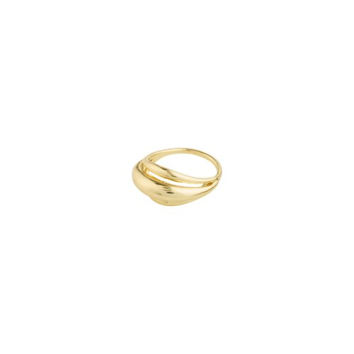 Pilgrim GABRIELLA asymmetrisk ring guldbelagt