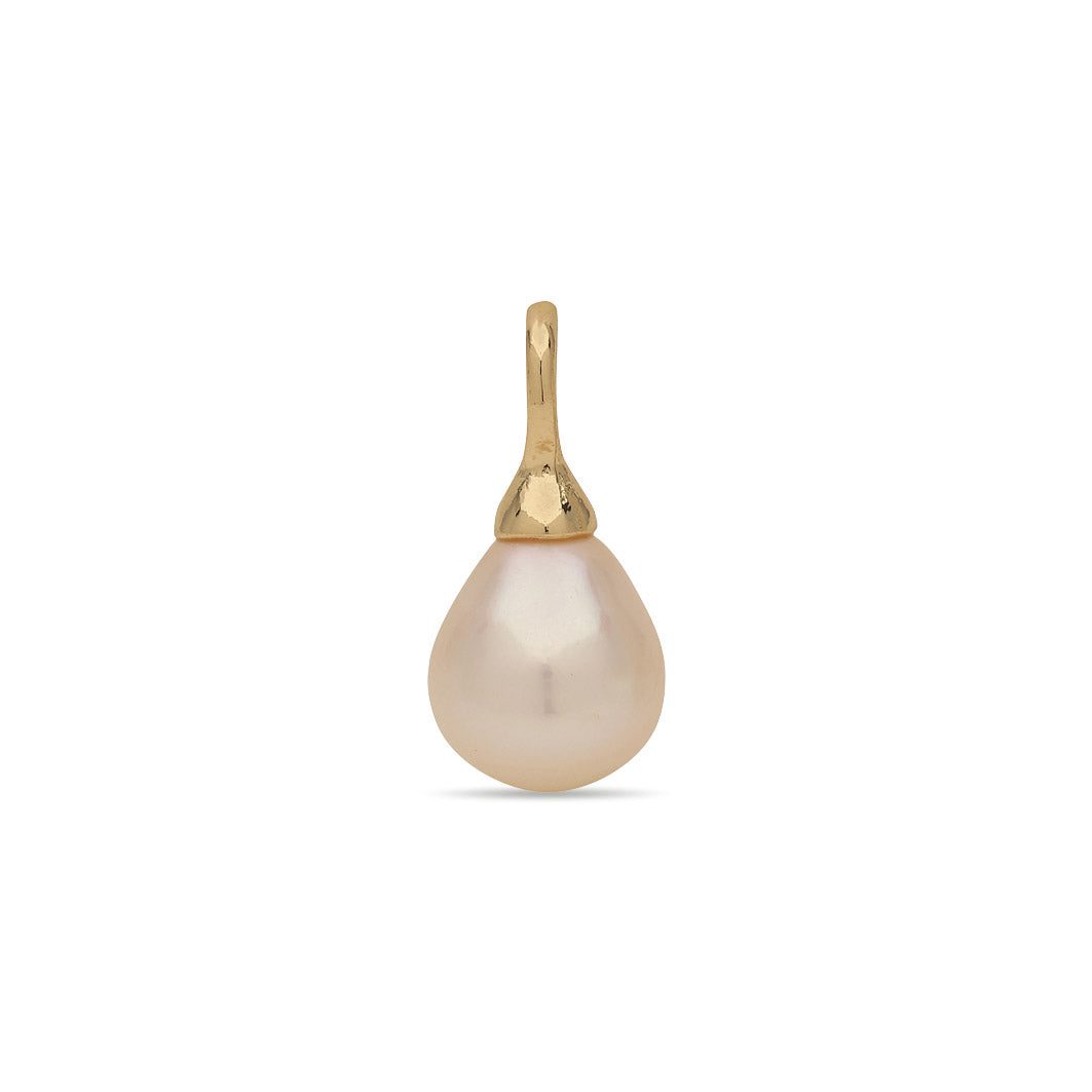 Pilgrim CHARM perle vedhæng guldbelagt