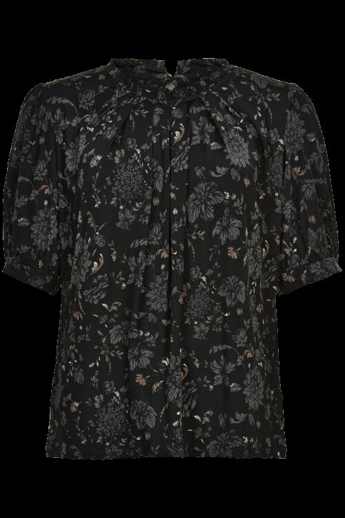 IN FRONT GRAZIA BLUSE 14771 999 (Black 999, S)
