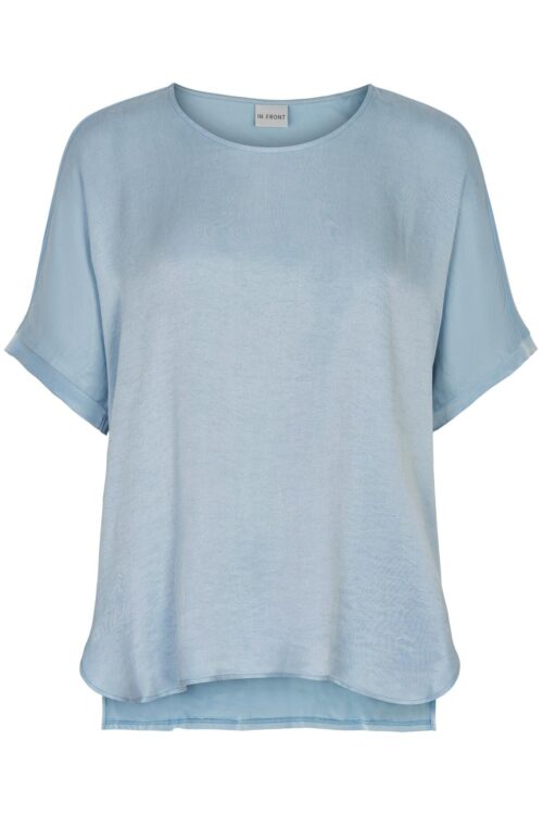 IN FRONT SMILLA BLUSE 14931 505 (Light Blue 505, L)