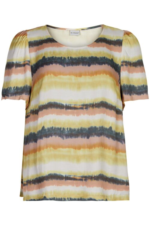 IN FRONT ALYSSA BLUSE 14966 708 (Yellow 708, XL)