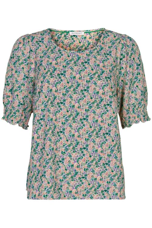 IN FRONT URI BLUSE 14949 615 (Green 615, XXL)