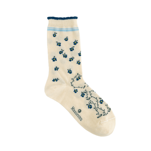Maanesten Flowerbed Sock Vanilla