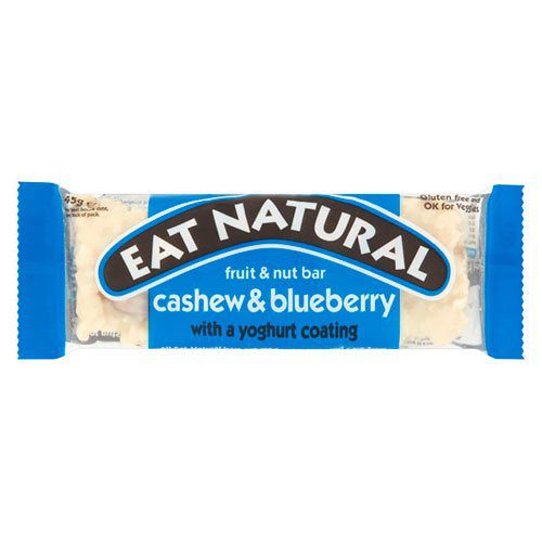 Cashew og blåbær med youghurt overtræk Eat Natural