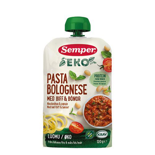 EKO Pasta Bolognese m. bøf & bøn 6M Ø