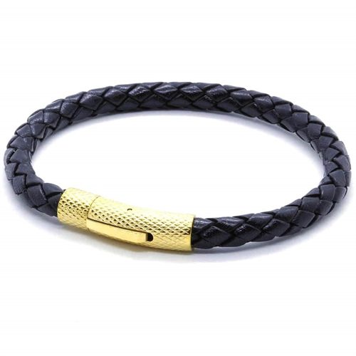 Elian læderarmbånd LUX Black