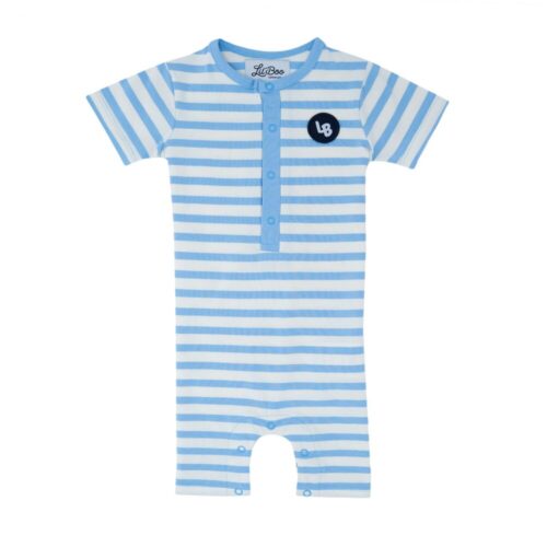 Lil' Boo Classic stripes heldragt - HVID/BLÅ - 62