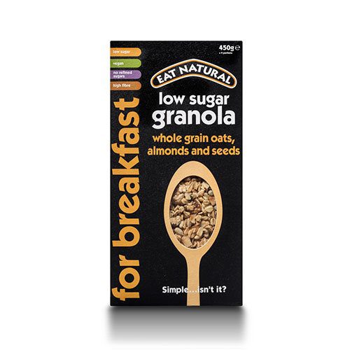 Low Sugar Granola Whole grain oats, almonds and seeds