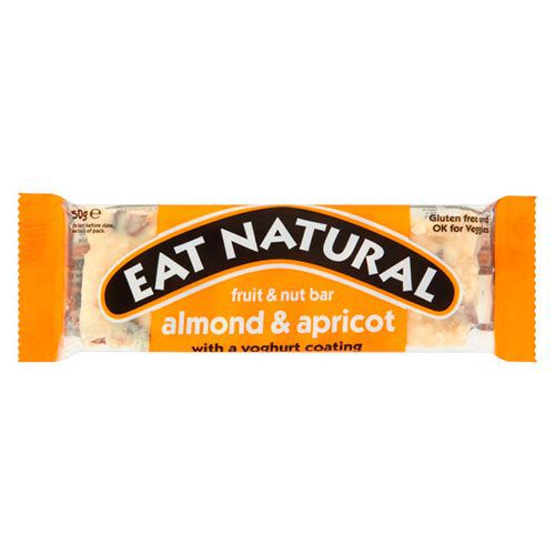 Mandel- & abrikosbar m. youghurt overtræk Eat Natural