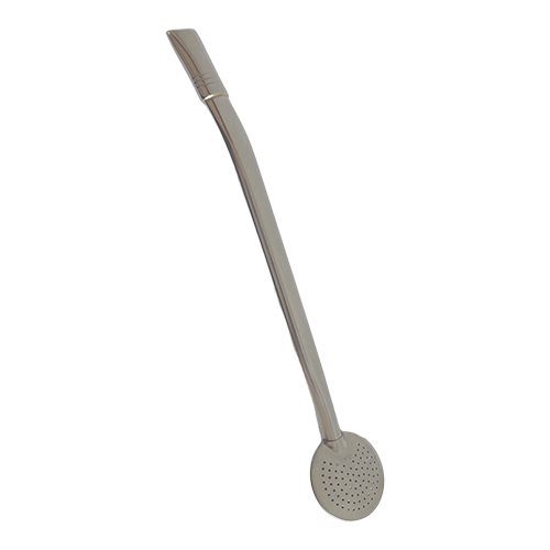 Mate stål sugerør m. tefilter,19 cm Bomba