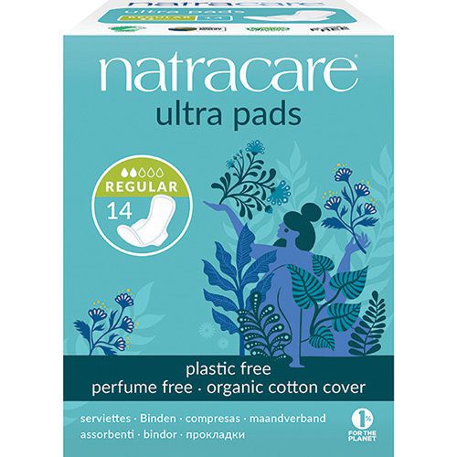 Natracare bind 14 stk REGULAR m. vinger (indpakket enkeltvis)