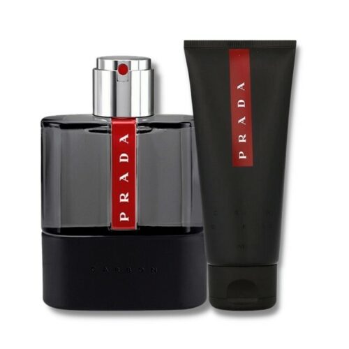 Prada - Luna Rossa Carbon Sæt - 50 ml Edt & Showergel