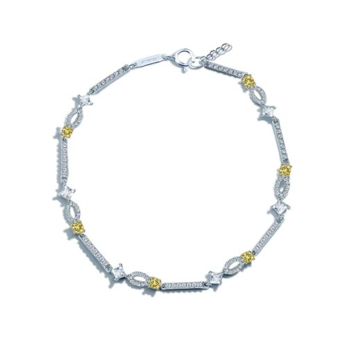 Sahara Yellow Tennis Bracelet