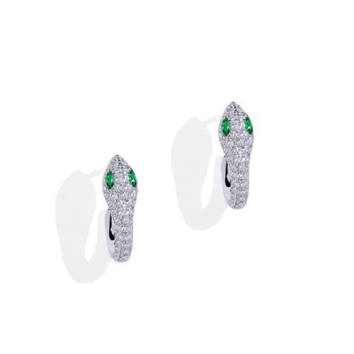 Flora Snake Earrings