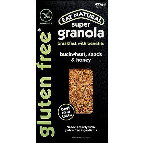 Super Granola boghvede, frø og honning Eat Natural
