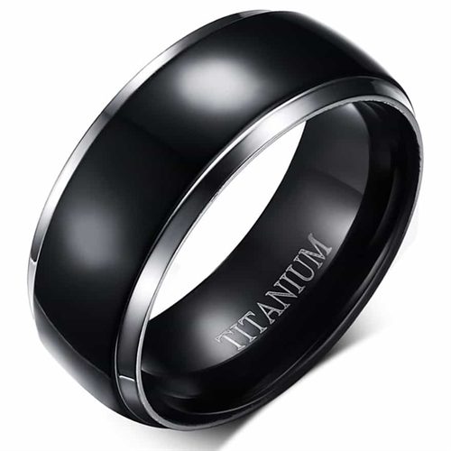 Sort Titanium herrering "Titan"