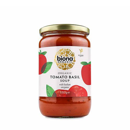 Tomat- & basilikumsuppe Ø